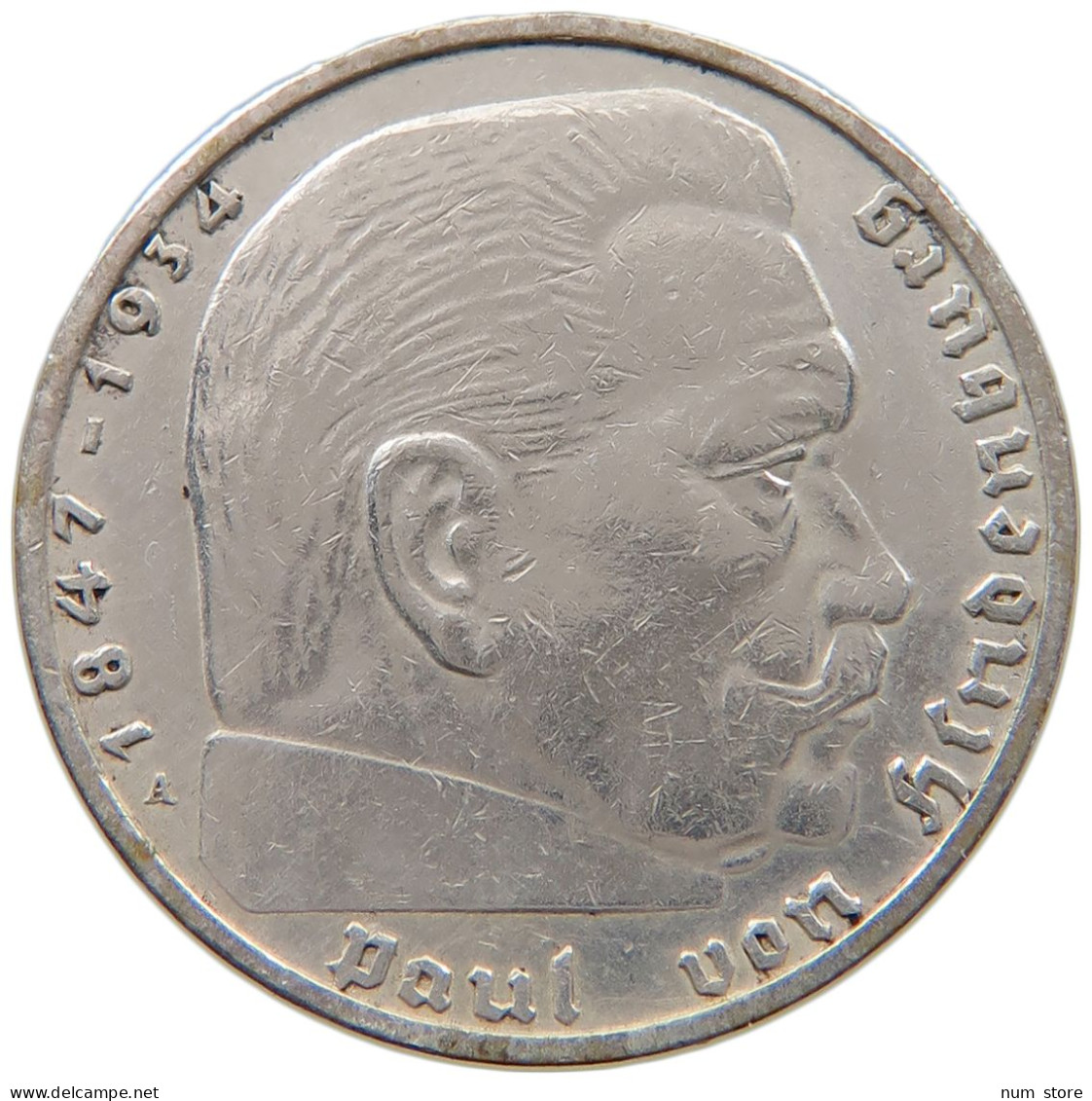 DRITTES REICH 2 MARK 1937 A  #a049 0081 - 2 Reichsmark