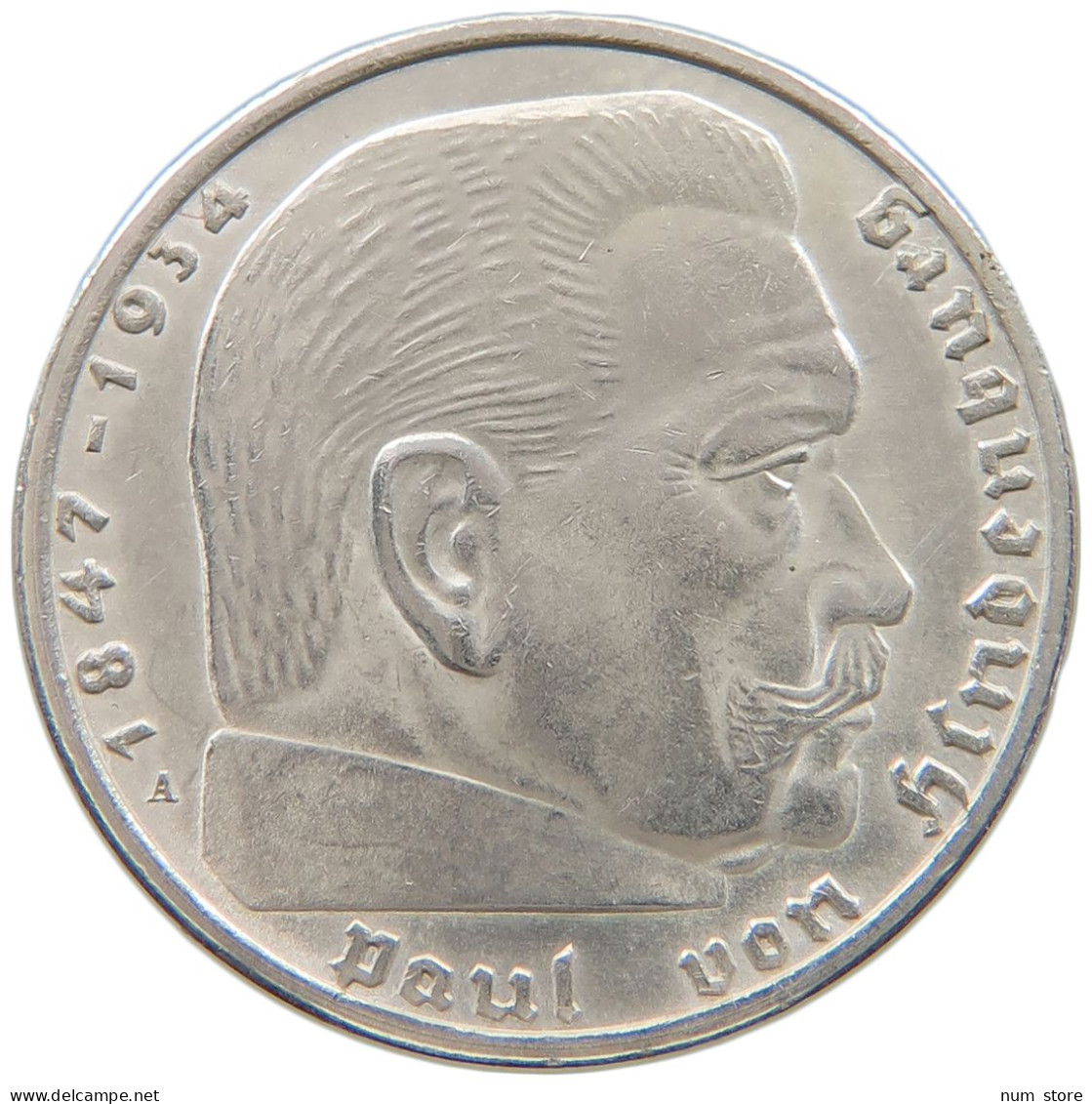 DRITTES REICH 2 MARK 1937 A  #a049 0119 - 2 Reichsmark