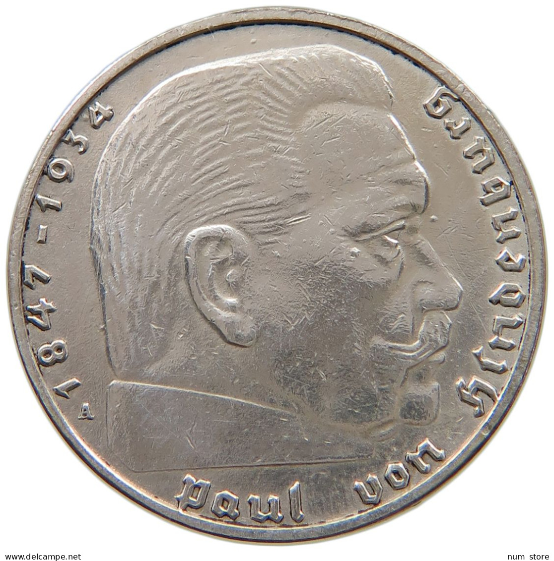 DRITTES REICH 2 MARK 1937 A  #a049 0135 - 2 Reichsmark