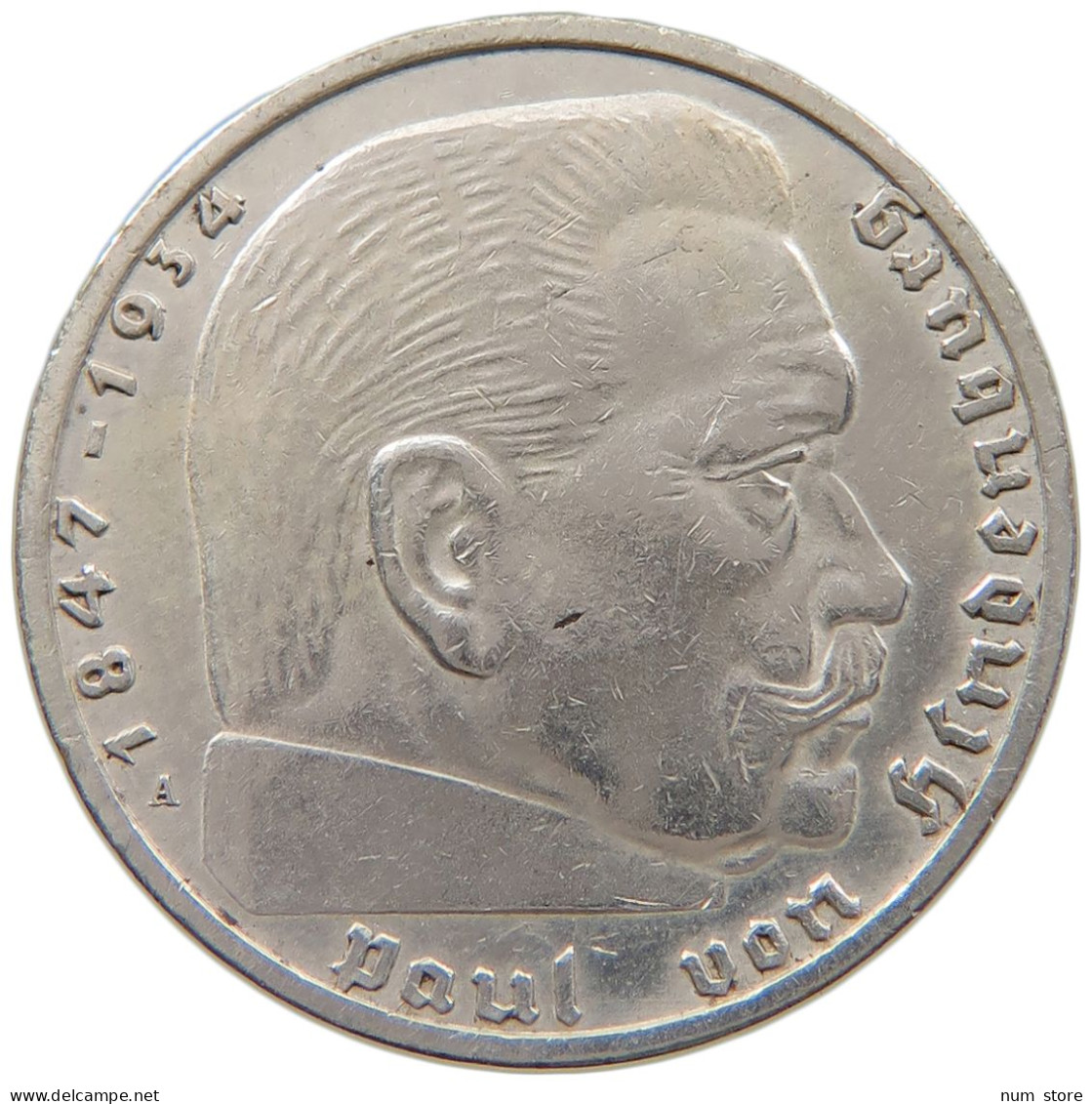 DRITTES REICH 2 MARK 1937 A  #a048 0415 - 2 Reichsmark