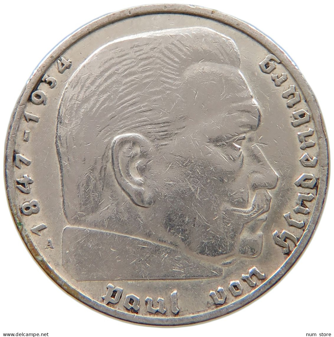DRITTES REICH 2 MARK 1937 A  #a048 0461 - 2 Reichsmark