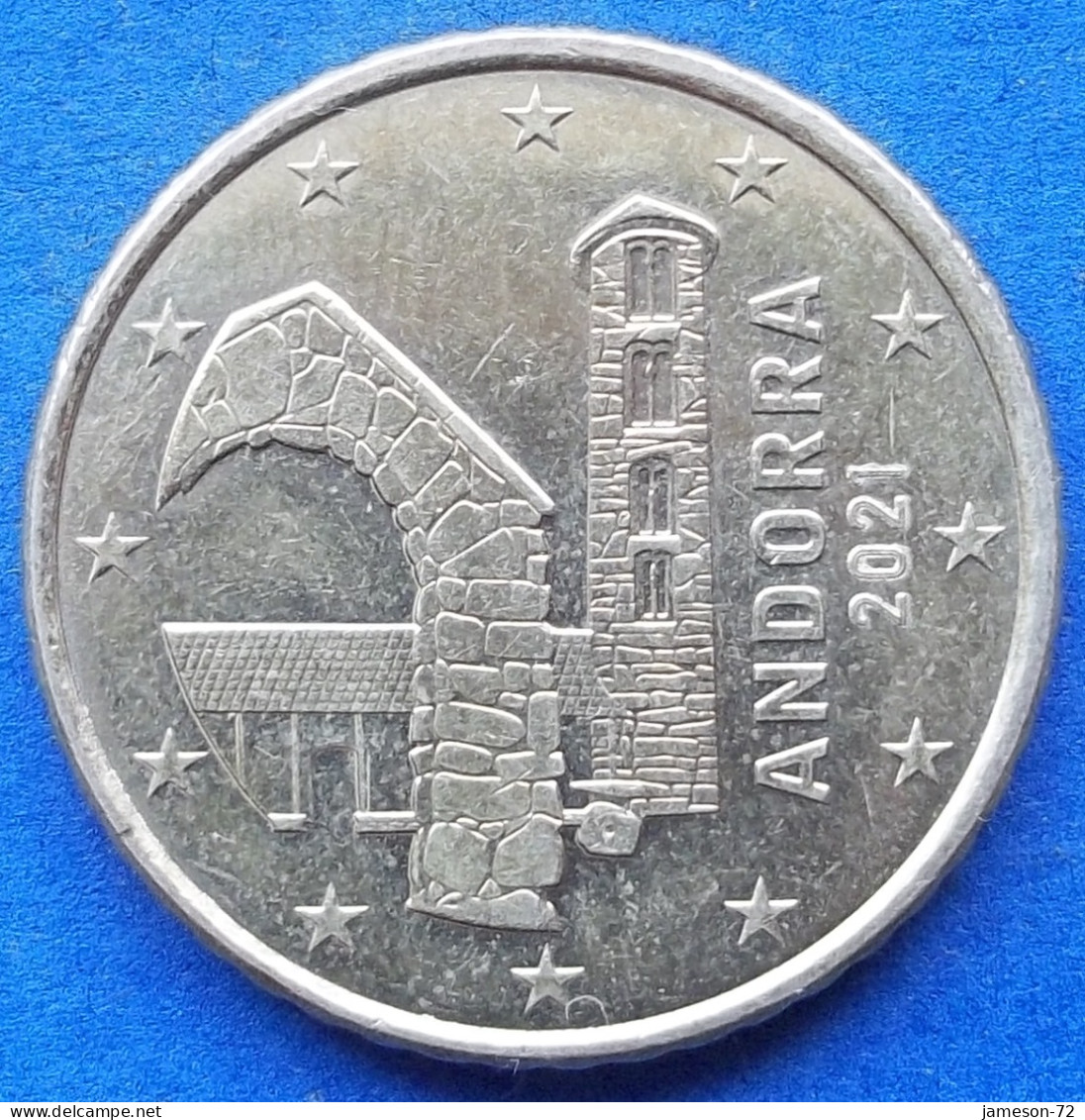 ANDORRA - 50 Euro Cents 2021 "Archway And Bell Tower Of Santa Coloma" KM# 525 Euro Currency - Edelweiss Coins - Andorra