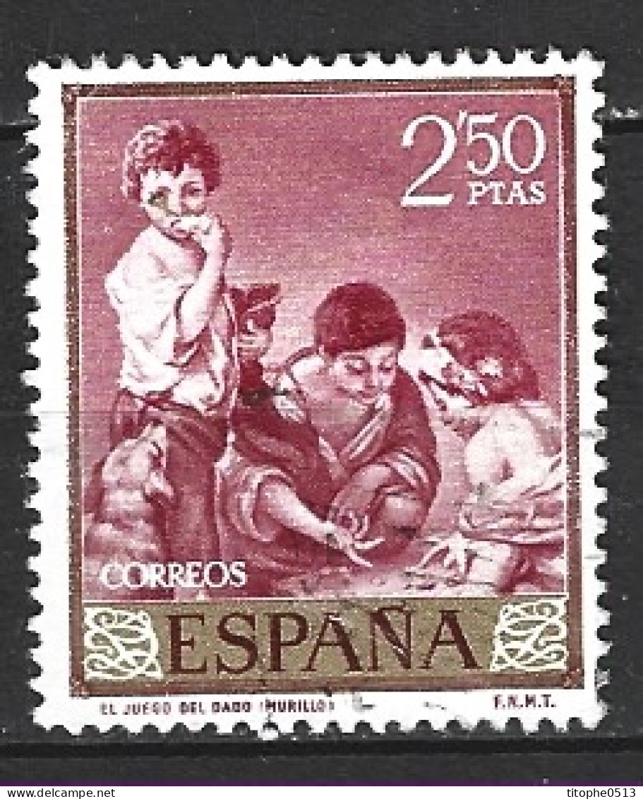 ESPAGNE. N°962 Oblitéré De 1960. Jeu De Dés. - Zonder Classificatie