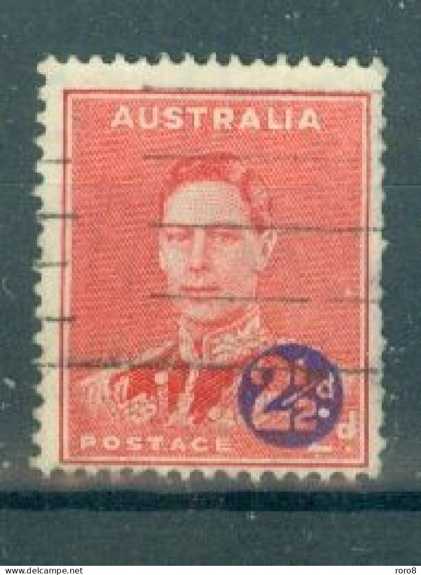AUSTRALIE - N°140 Oblitéré. T.-P. De 1937-38 Avec Nouvelle Valeur En Surcharge. - Used Stamps