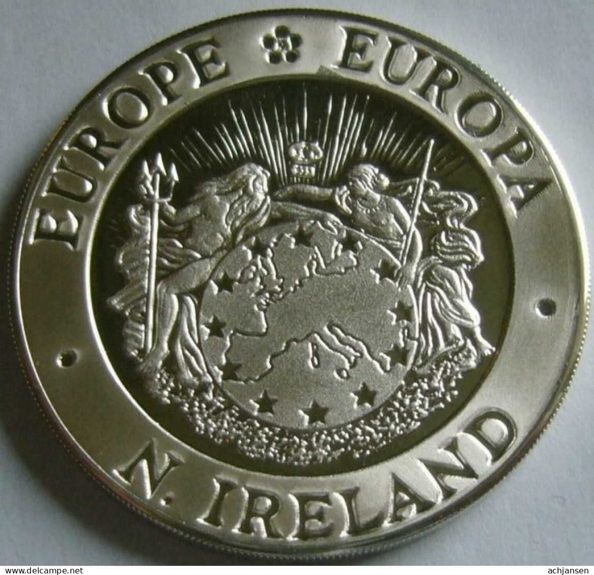 Northern Ireland, 25 Ecus 1992 - Silver Proof - Altri & Non Classificati