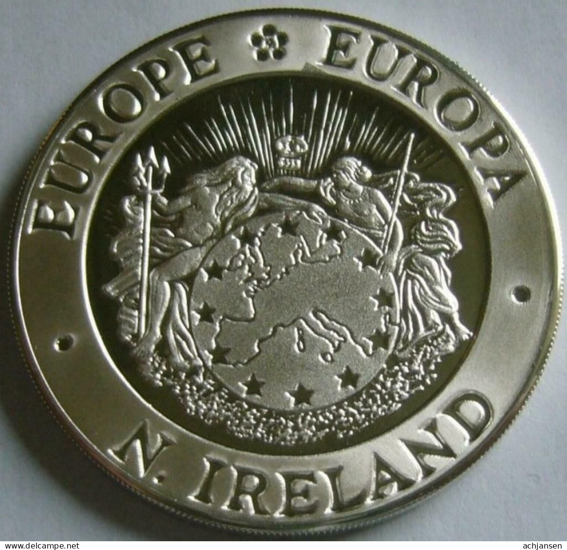 Northern Ireland, 25 Ecus 1992 - Silver Proof - Autres & Non Classés
