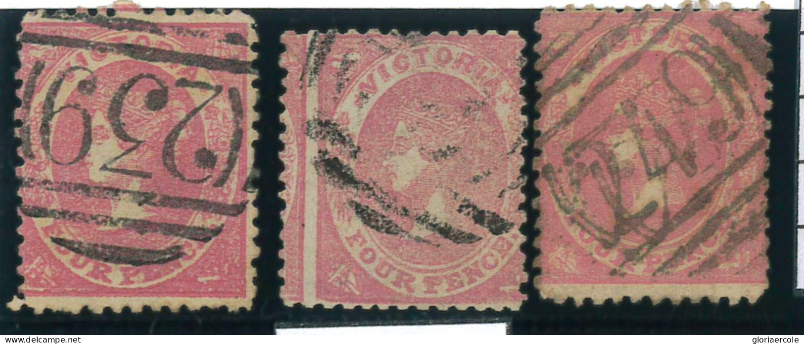 P2008 - VICTORIA , SG 83,85,87 VFU , ONE WITH SHIFTED PERFORATION - Other & Unclassified