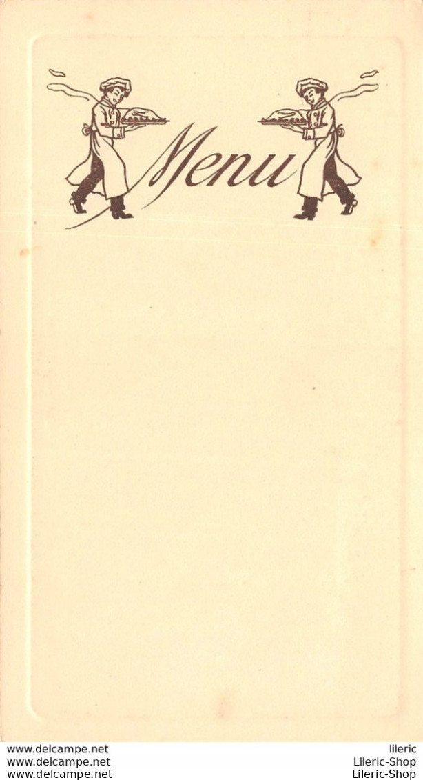 MENU VIERGE // C. DURAN - LA DAME AUX GANTS - EDITE PAR A. GIRARD - Menus