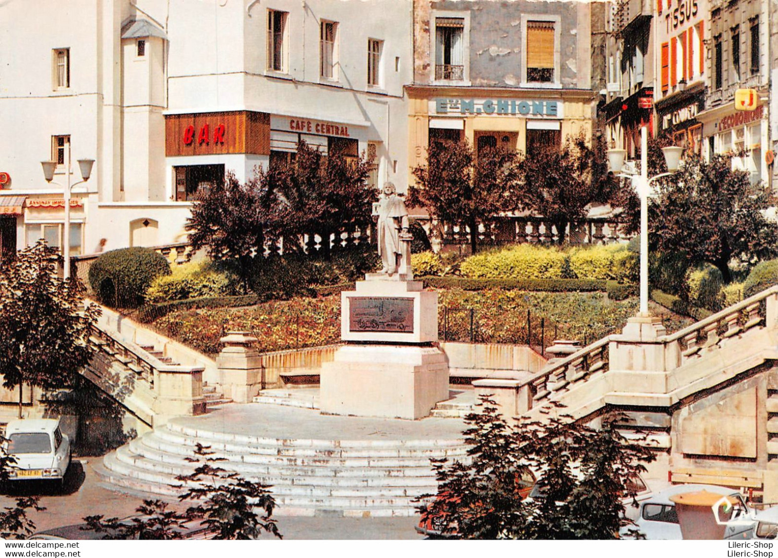 [07] ANNONAY - Place De La Liberté - Café Central  Ami 6 Citroën - - Annonay