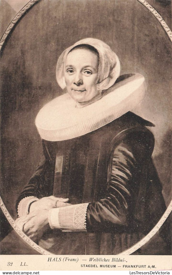 MUSÉES - Musée Städel - Hals - Frans - Portrait D'une Femme - Carte Postale Ancienne - Musei