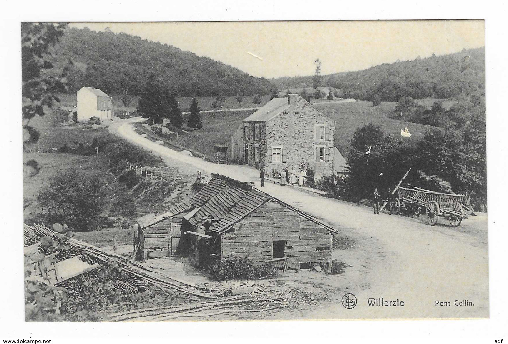 CPA WILLERZIE, PONT COLLIN, GEDINNE, PROVINCE DE NAMUR, BELGIQUE - Gedinne