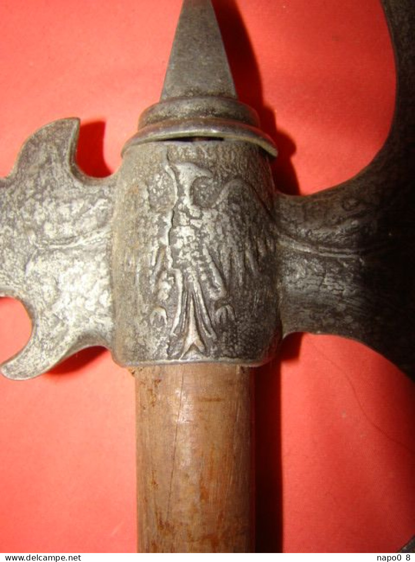 reproduction d'un fer d'arme d'hast époque médiévale ( pour théâtre ou reconstitution historique )