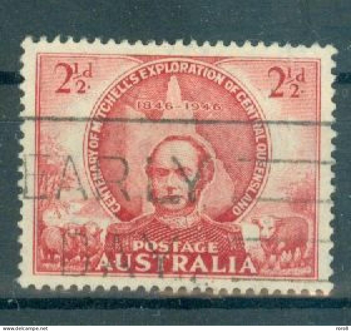 AUSTRALIE - N°152 Oblitéré. Centenaire Du Voyage De Sir Thpmas Mitchell (1792-1855) En Queensland Central.. - Used Stamps