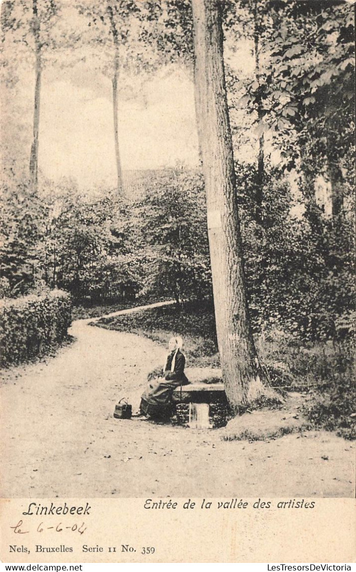 BELGIQUE - Linkebeek - Entrée De La Vallée Des Artistes - Carte Postale Ancienne - Linkebeek