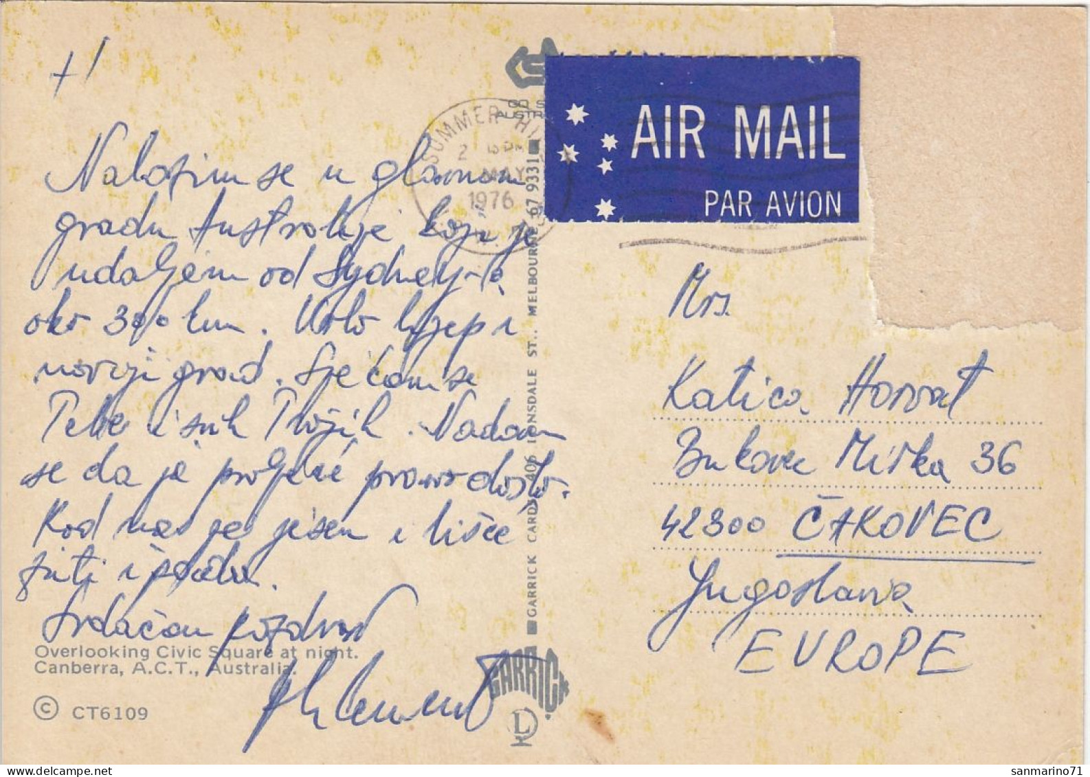 POSTCARD 656,Australia,Canberra - Canberra (ACT)