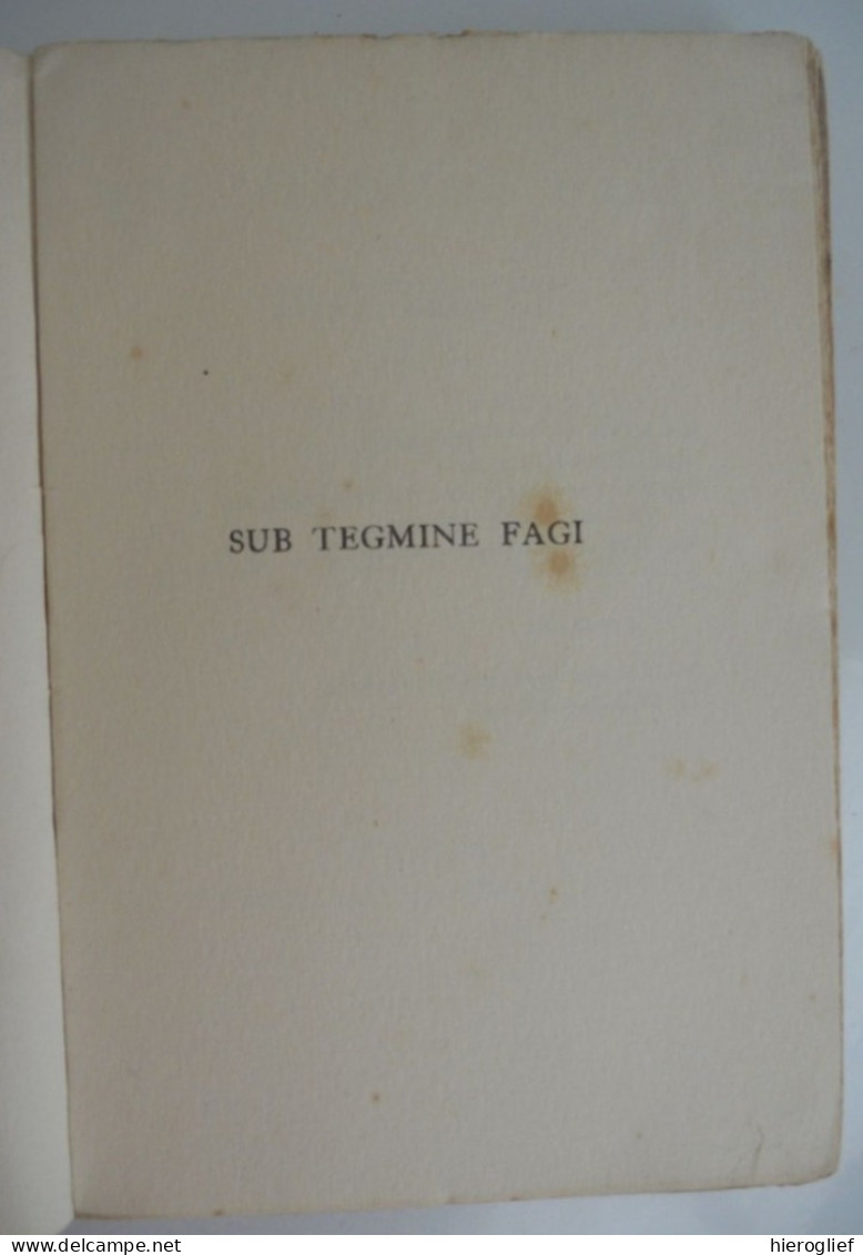 SUB TEGMINE FAGI Amours Bergeries Et Jeux Par Jean-Marc Bernard 1913 Avant-propos De M.S. Mallarmé - Auteurs Français