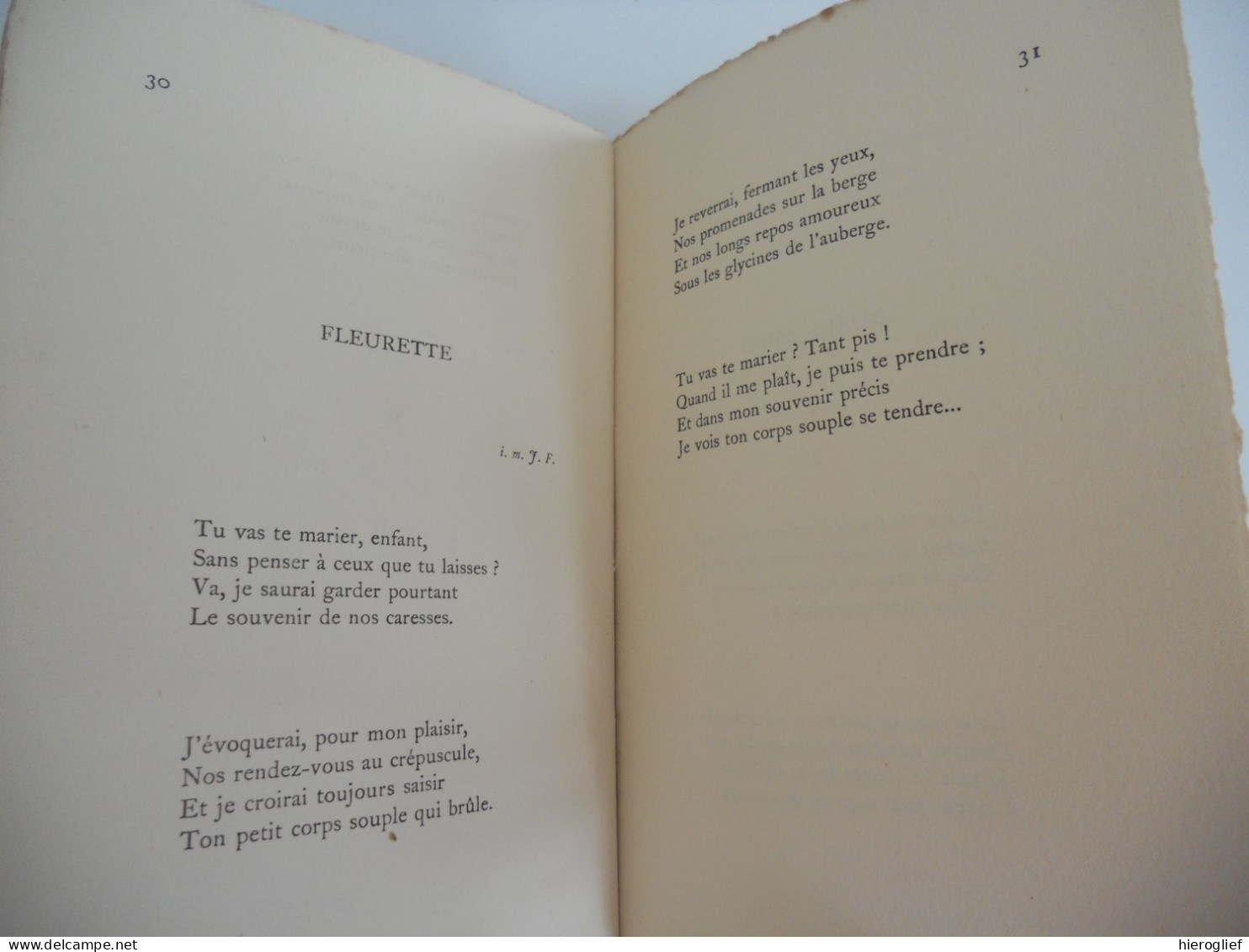 SUB TEGMINE FAGI amours bergeries et jeux par Jean-Marc Bernard 1913 avant-propos de M.S. Mallarmé