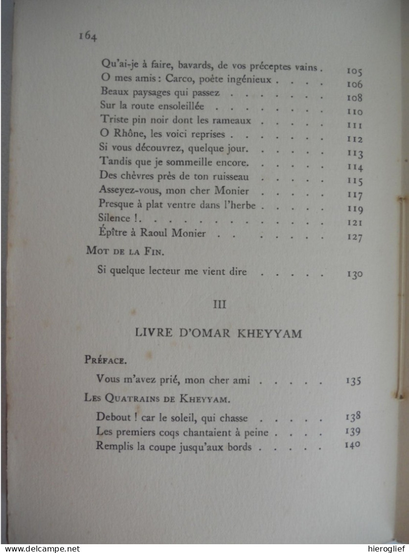 SUB TEGMINE FAGI amours bergeries et jeux par Jean-Marc Bernard 1913 avant-propos de M.S. Mallarmé