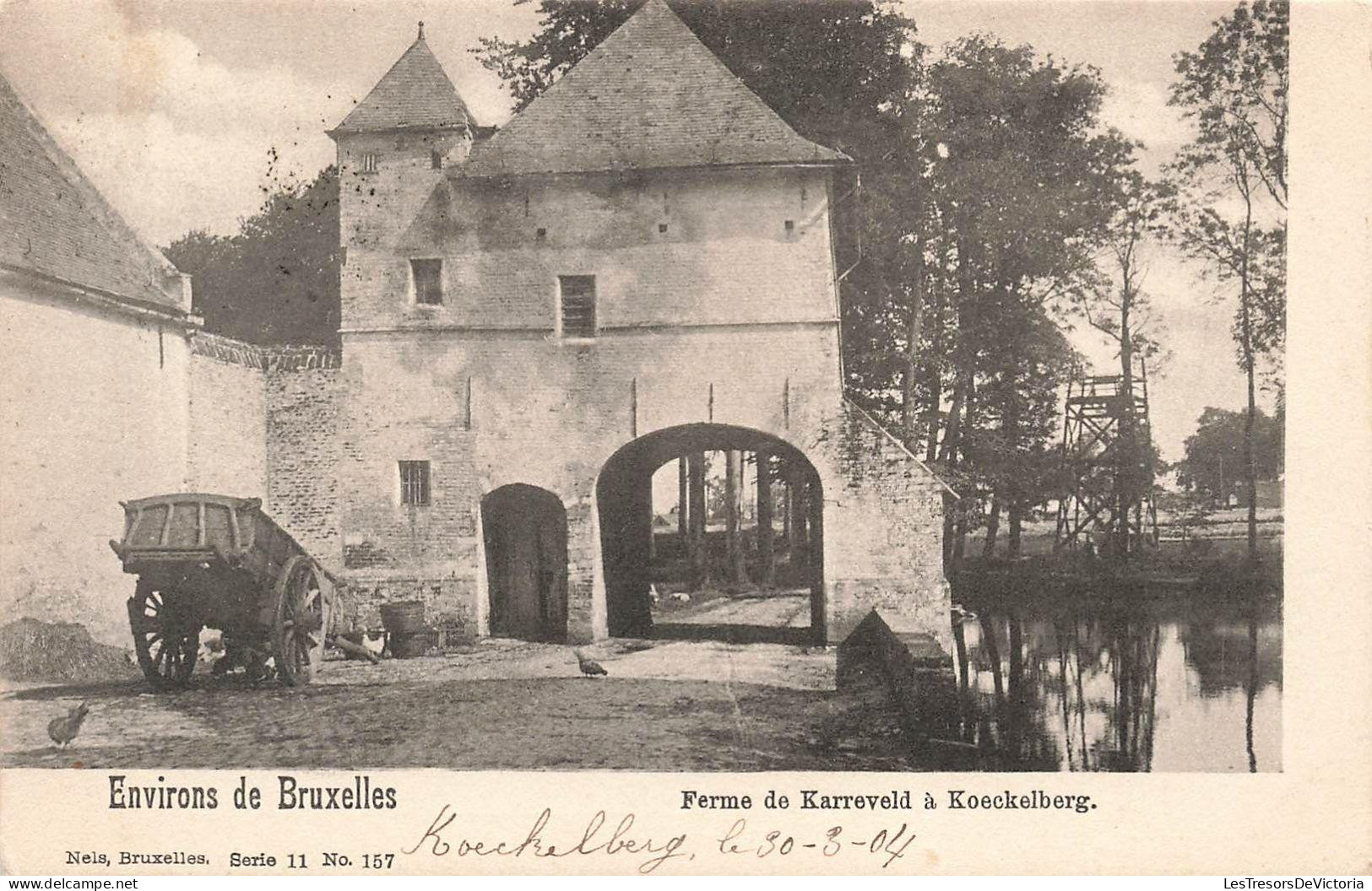 BELGIQUE - Bruxelles - Ferme De Karreveld à Koeckelberg - Carte Postale Ancienne - Straßenhandel Und Kleingewerbe