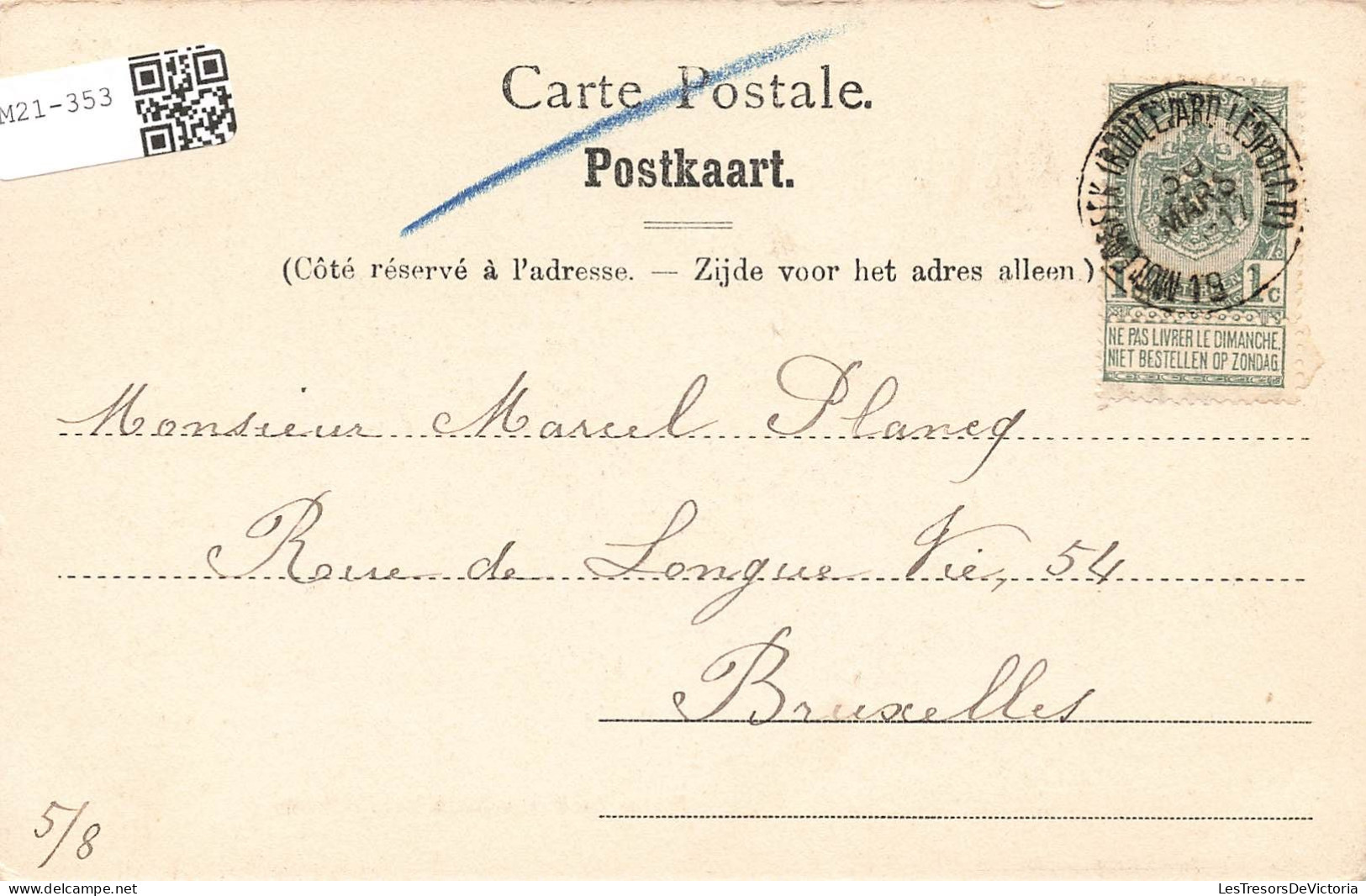 BELGIQUE - Bruxelles - Ferme De Karreveld à Koeckelberg - Carte Postale Ancienne - Old Professions