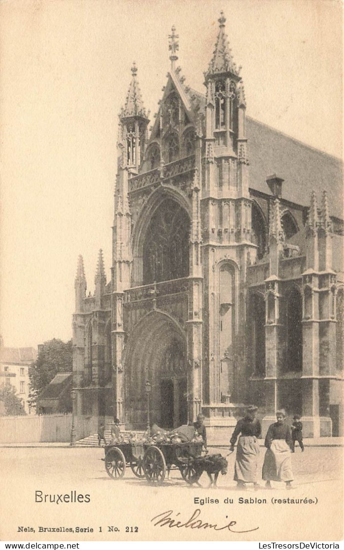 BELGIQUE - Bruxelles - Eglise De Sablon (restaurée) - Carte Postale Ancienne - Sonstige & Ohne Zuordnung