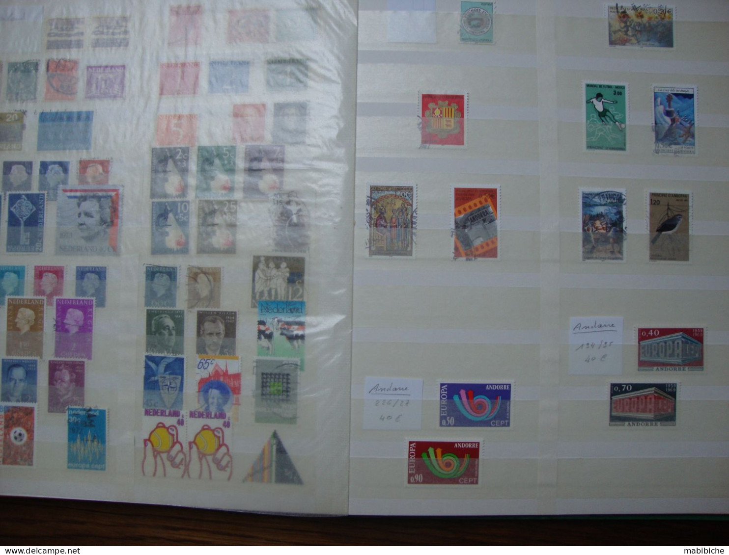 Un album de plus 754 timbres de 20 pays d'Europe.