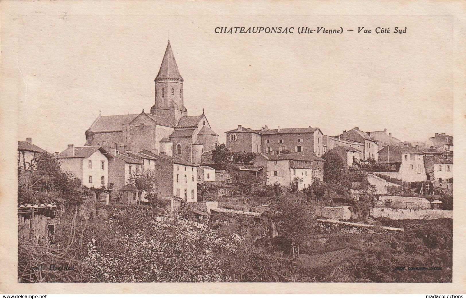 Chateauponsac (87 -  Haute-Vienne ) Vue Côté Sud - Chateauponsac