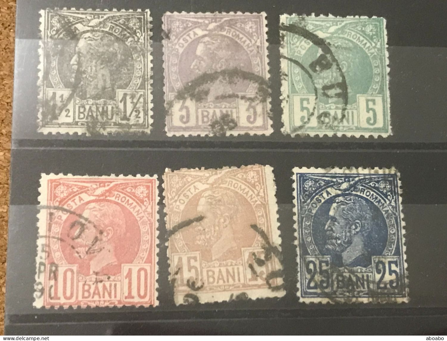Rumänisches Briefmarken MI70/75  --- 5/34 - 1858-1880 Fürstentum Moldau