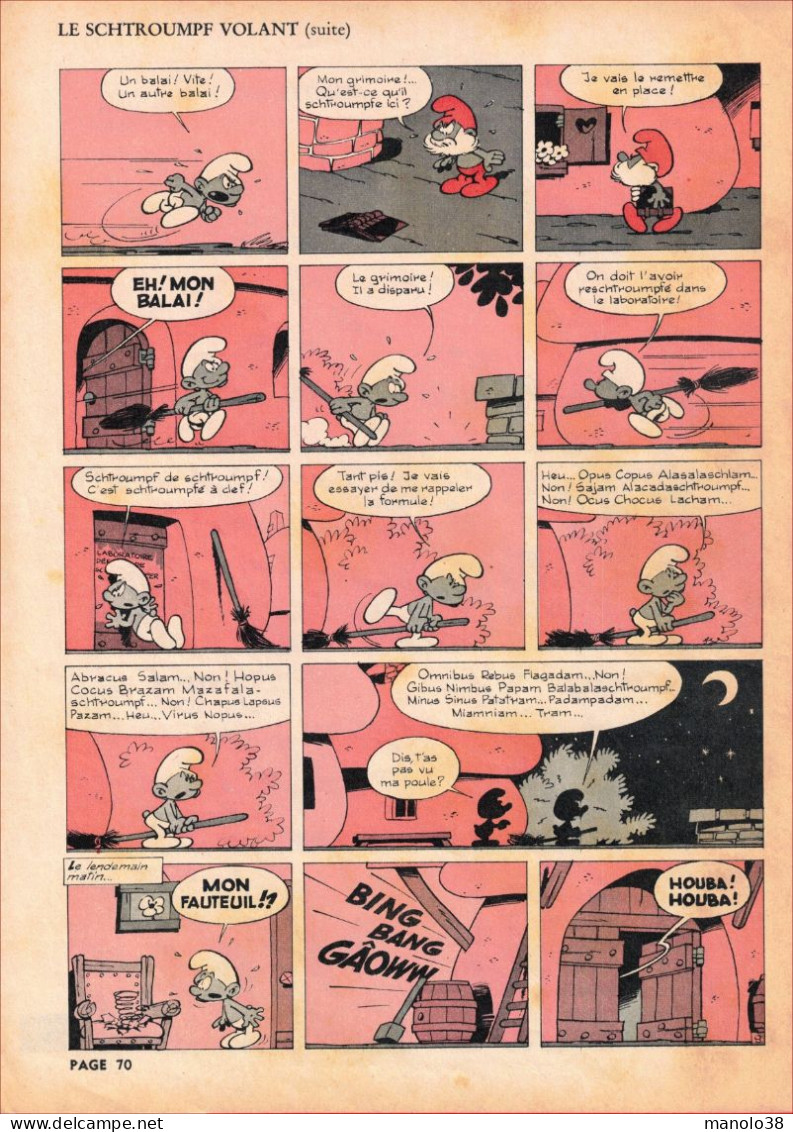 Le Schtroumpf volant. Septième histoire de la série Les Schtroumpfs de Peyo et Yvan Delporte. Première parution de 1963.