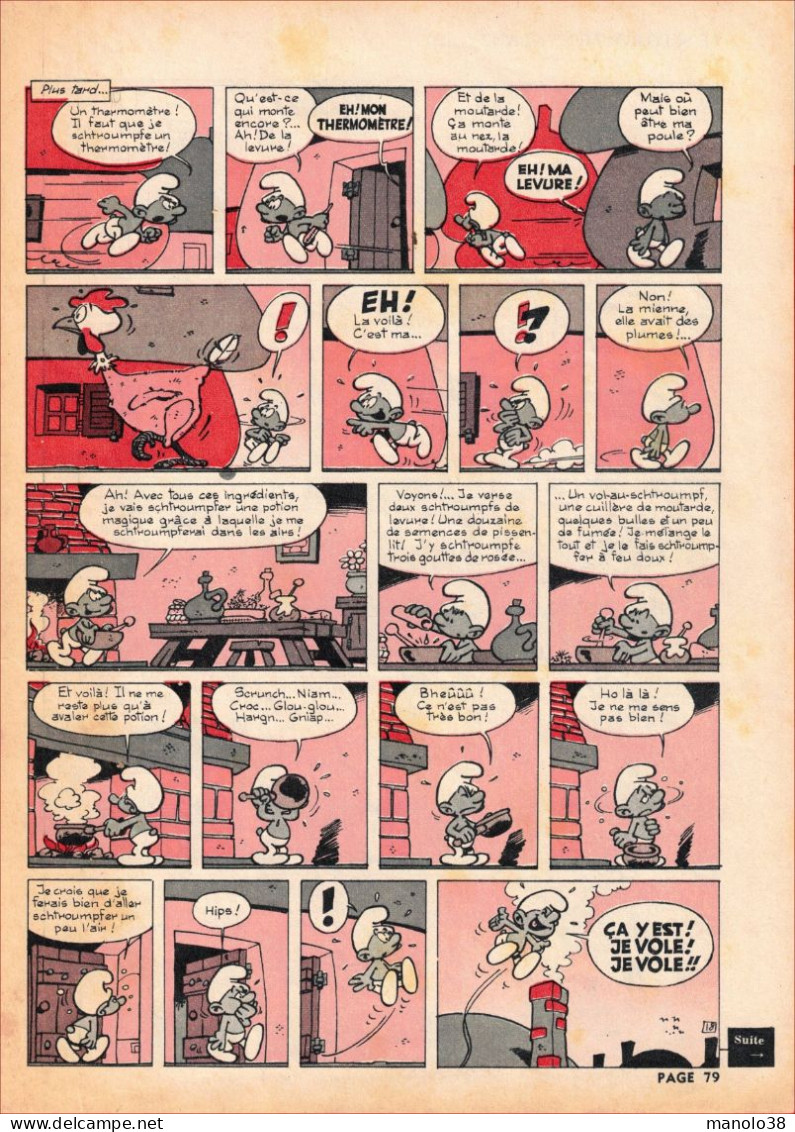 Le Schtroumpf volant. Septième histoire de la série Les Schtroumpfs de Peyo et Yvan Delporte. Première parution de 1963.