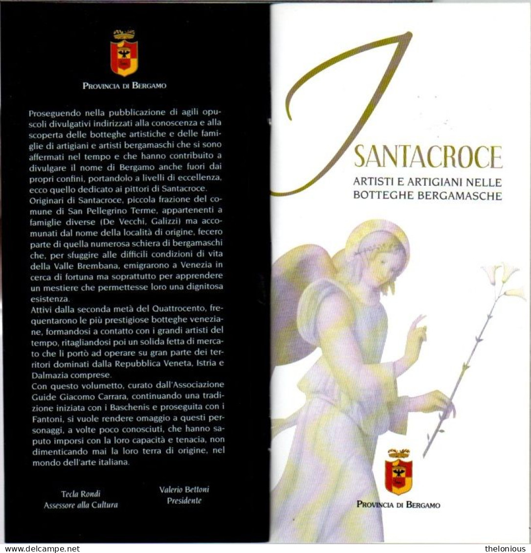 # Opuscolo - I Santacroce Artisti E Artigiani Nelle Botteghe Bergamasche - Kunst, Antiquitäten
