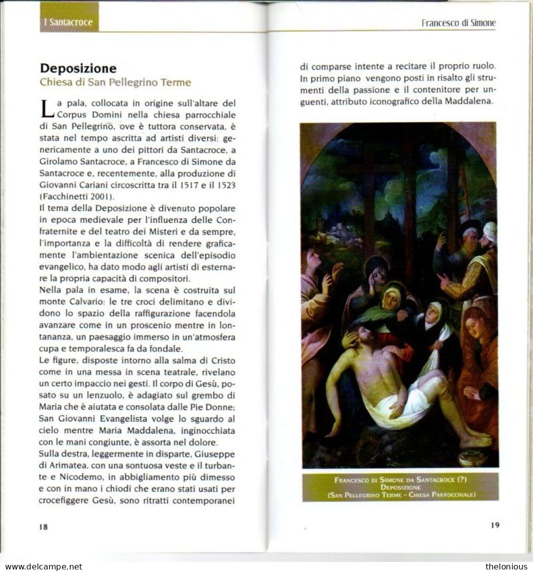 # Opuscolo - I Santacroce Artisti E Artigiani Nelle Botteghe Bergamasche - Arte, Antigüedades