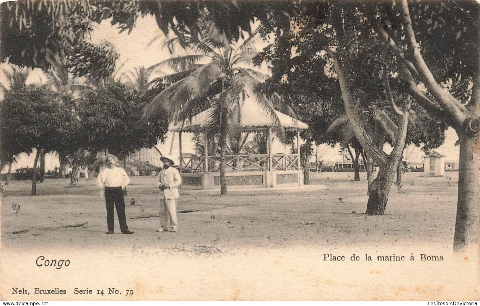 CONGO - Place De La Marine à Boma  - Carte Postale Ancienne - Belgian Congo