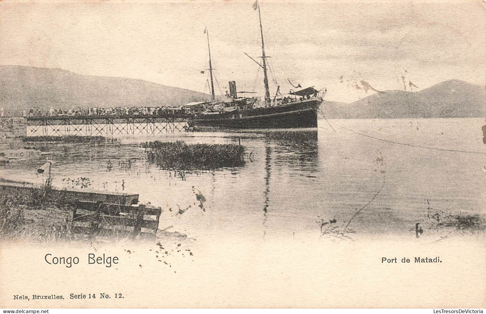 CONGO - Congo Belge - Port De Matadi - Carte Postale Ancienne - Congo Belge