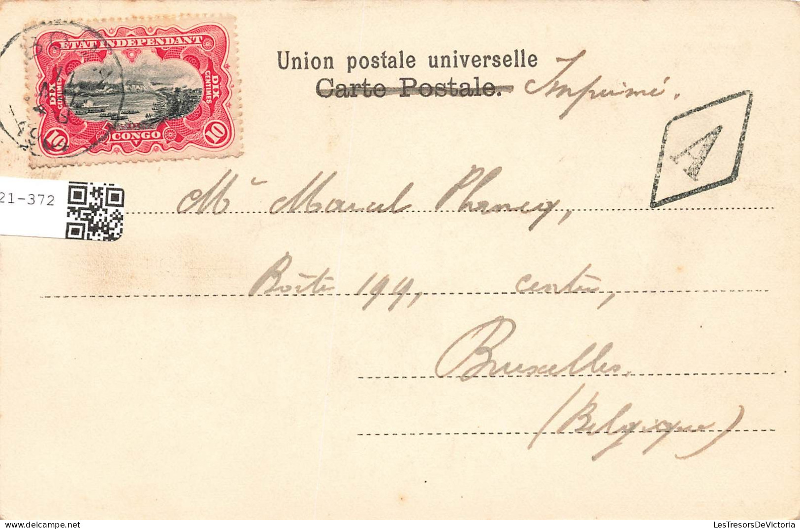 CONGO - Congo Belge - Magasin D'une Station Du Haut-Congo - Carte Postale Ancienne - Belgian Congo