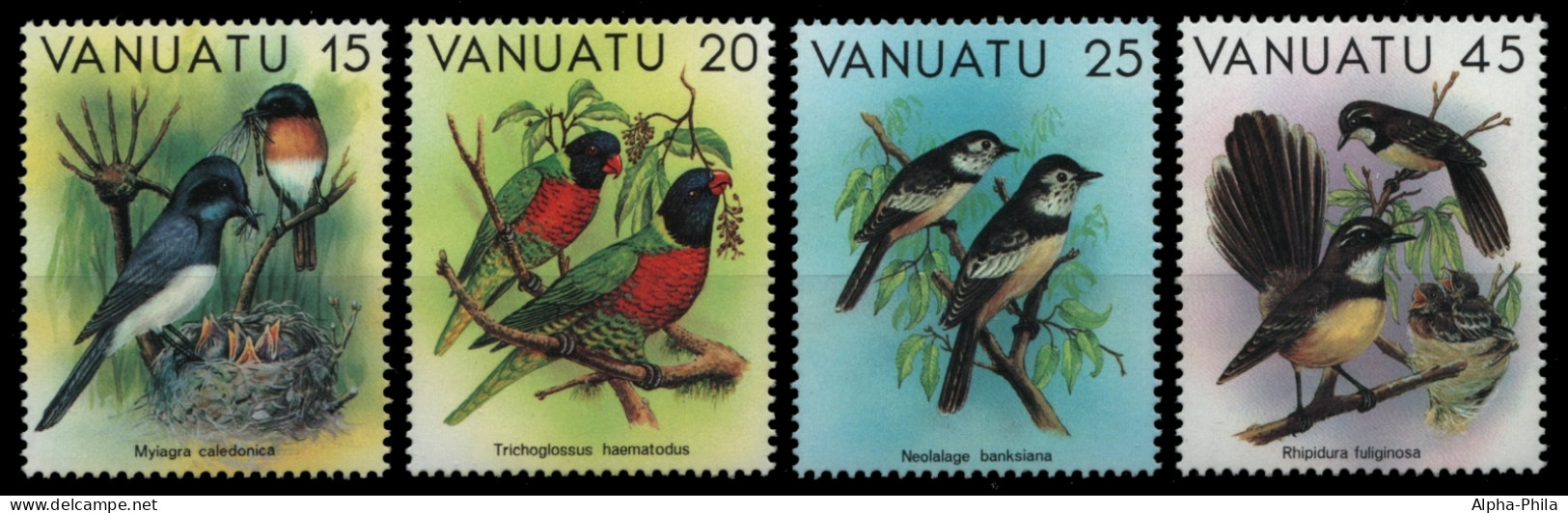 Vanuatu 1982 - Mi-Nr. 617-620 ** - MNH - Vögel / Birds - Vanuatu (1980-...)