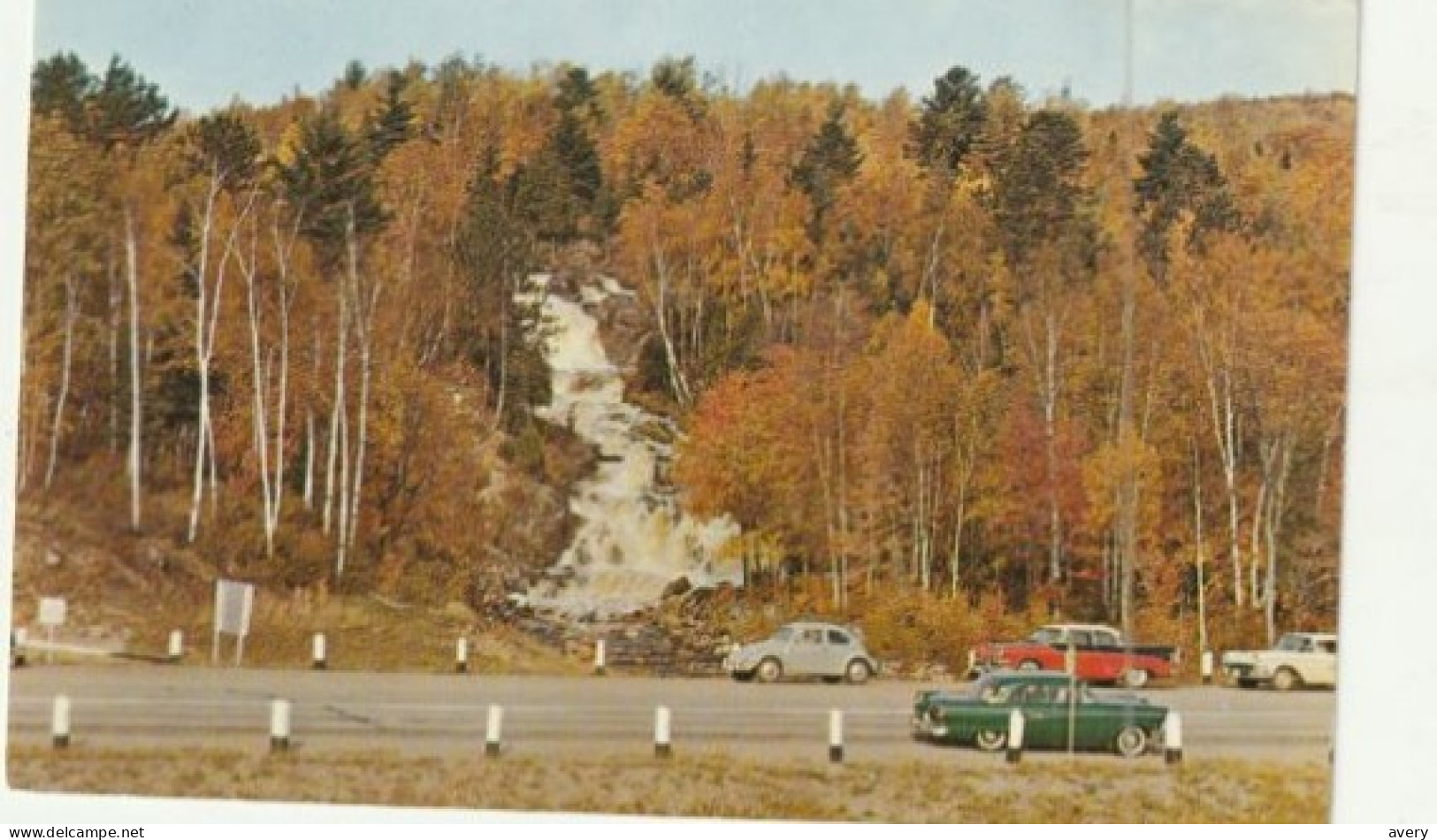 Duchesnay "Sheeney" Falls From Trans-Canada Highway 17 At Western Entrance To North Bay  Vintage Cars - North Bay