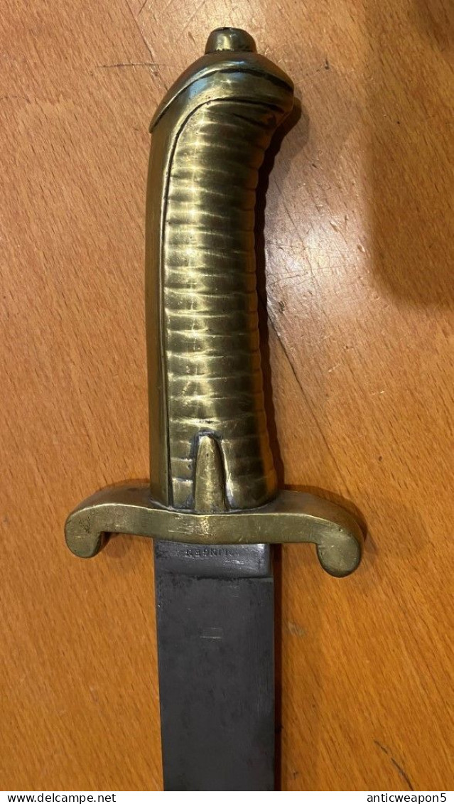 Épée Sabre. Prusse. Vers 1860. (T448) Les Poinçons WESTER&Co Taille 52-65cm. - Armes Blanches