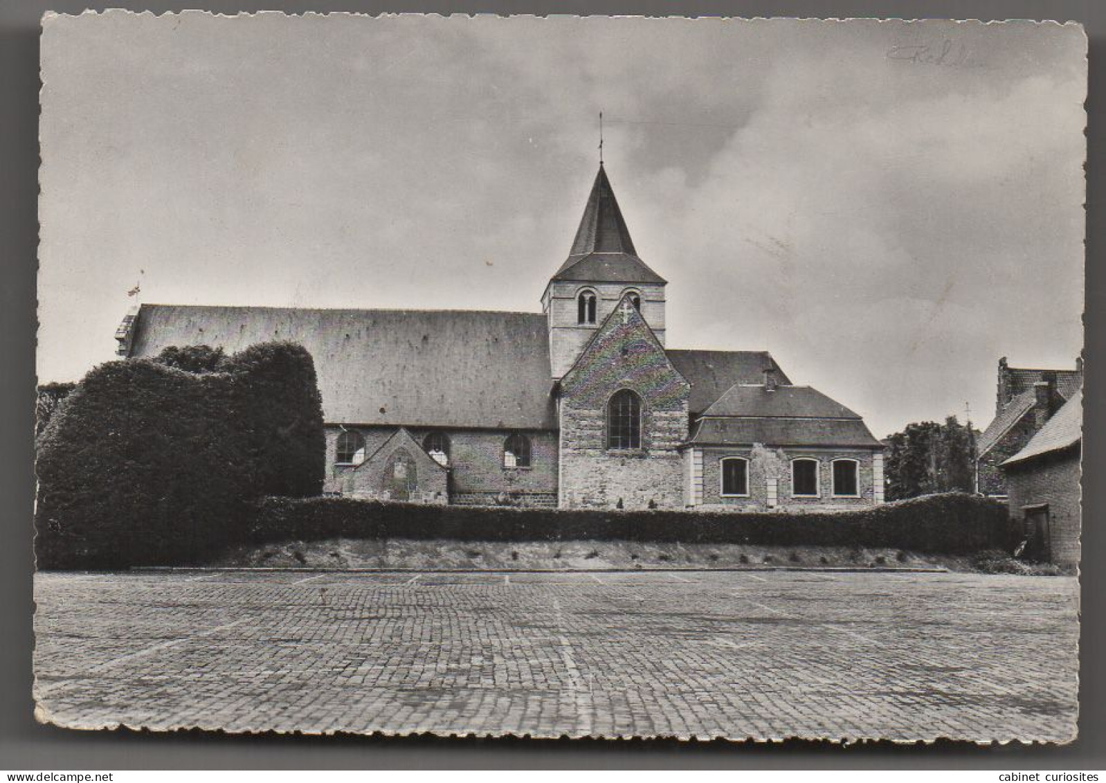 REKKEM - Kerk En Parkeerplein - Menen - Belgique - Echte Foto - Menen