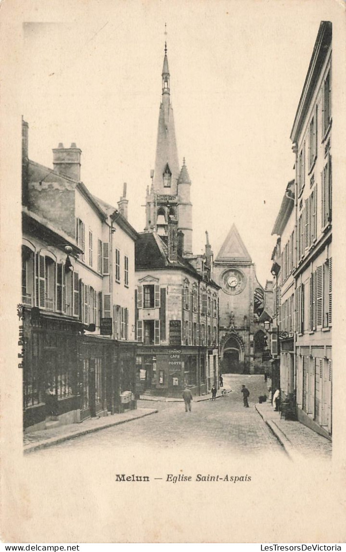 FRANCE - Melun - Eglise Saint Aspais - Carte Postale Ancienne - Melun