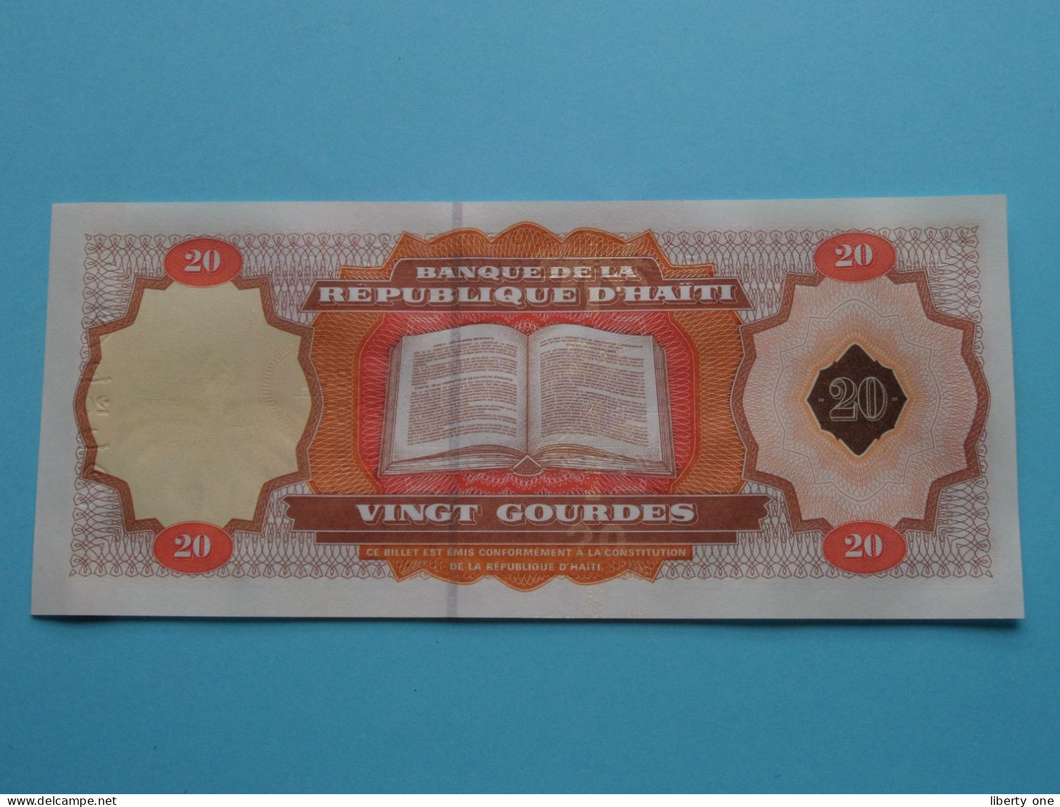 20 Vingt Gourdes ( 2001 ) Banque De La République D'HAITI ( For Grade See SCAN ) UNC ! - Haïti