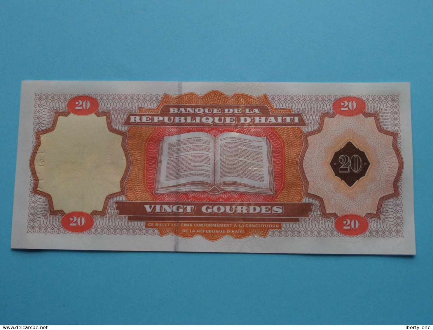 20 Vingt Gourdes ( 2001 ) Banque De La République D'HAITI ( For Grade See SCAN ) UNC ! - Haiti