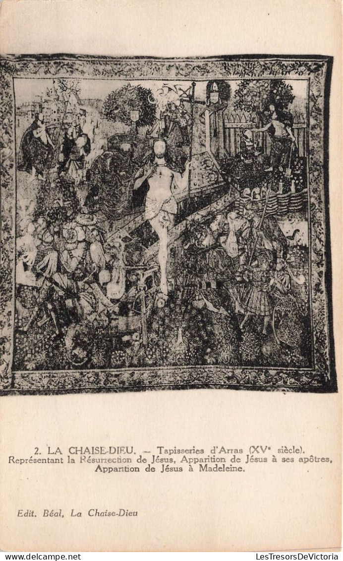 FRANCE - La Chaise-Dieu - Tapisseries D'Arras - Représentant La Résurrection De Jésus - Carte Postale Ancienne - La Chaise Dieu