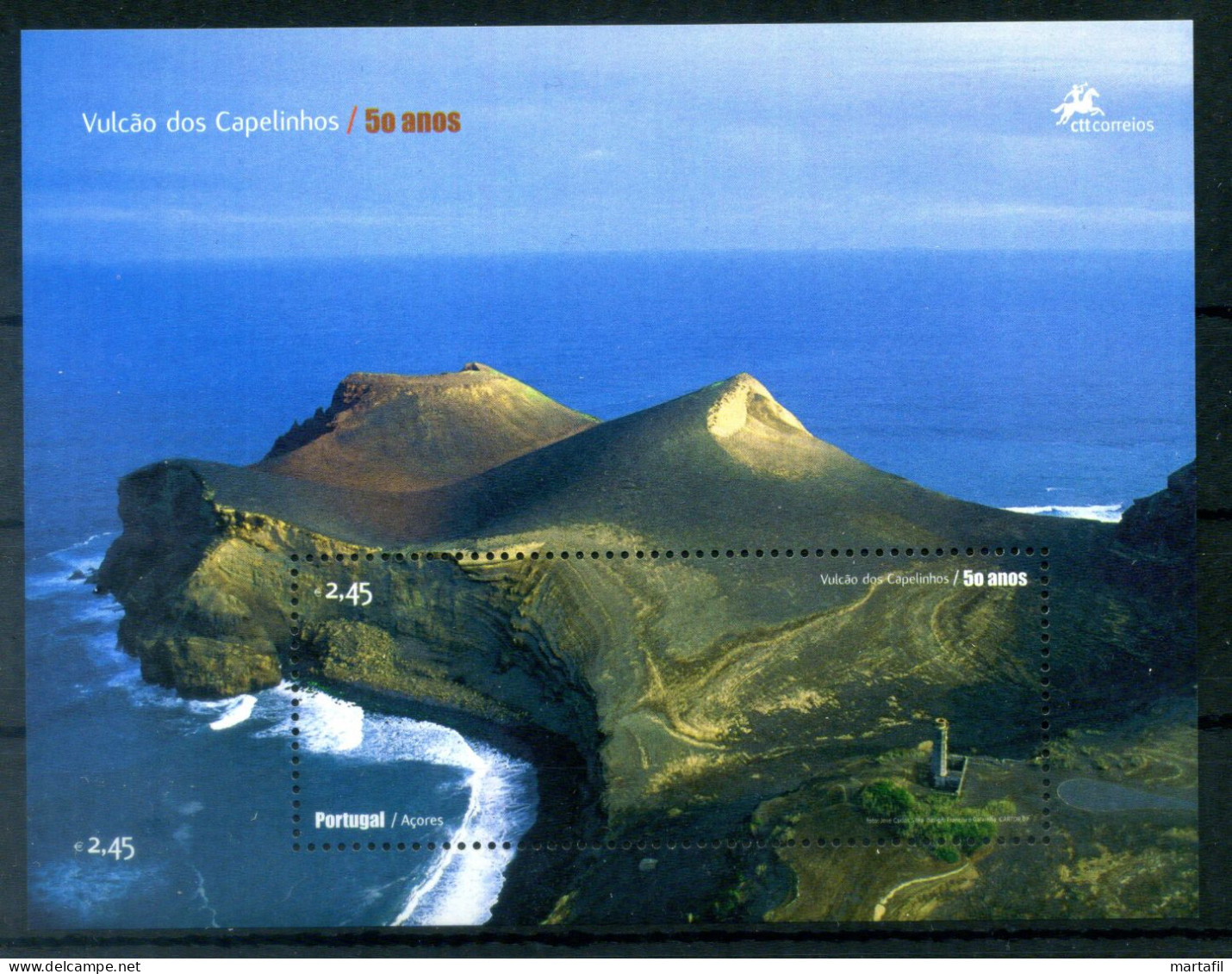 2007 AZZORRE BF 35 MNH ** Vulcano Capelinhos - Azores