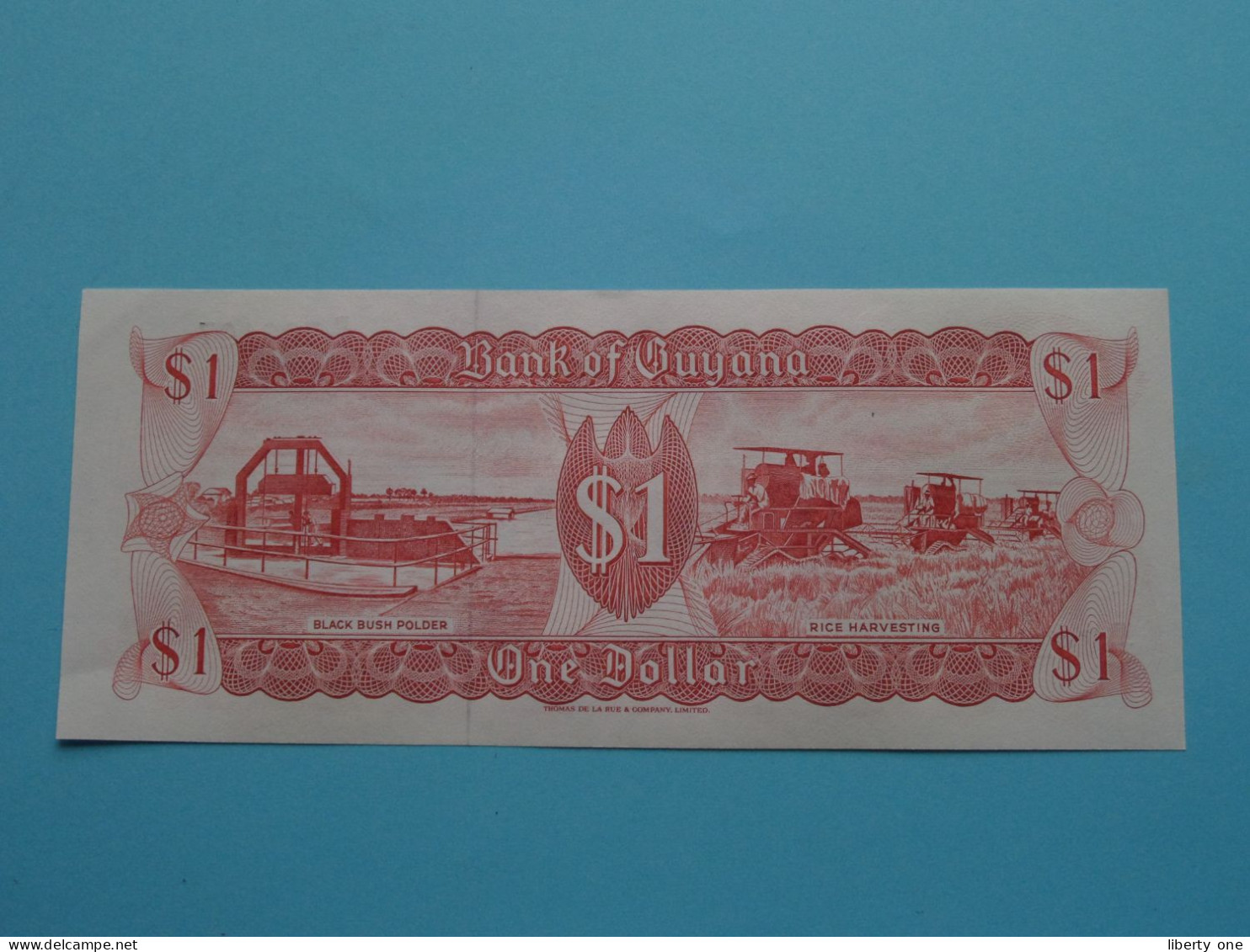 1 One Dollar () Bank Of GUYANA ( For Grade See SCAN ) UNC ! - Guyana