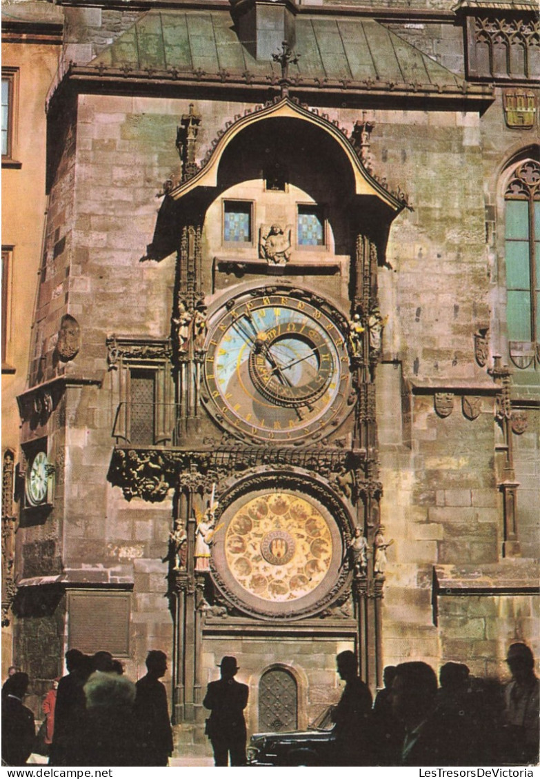 TCHÉQUIE - Prague - Horloge Astronomique De Prague - Animé - Colorisé - Carte Postale - Tchéquie