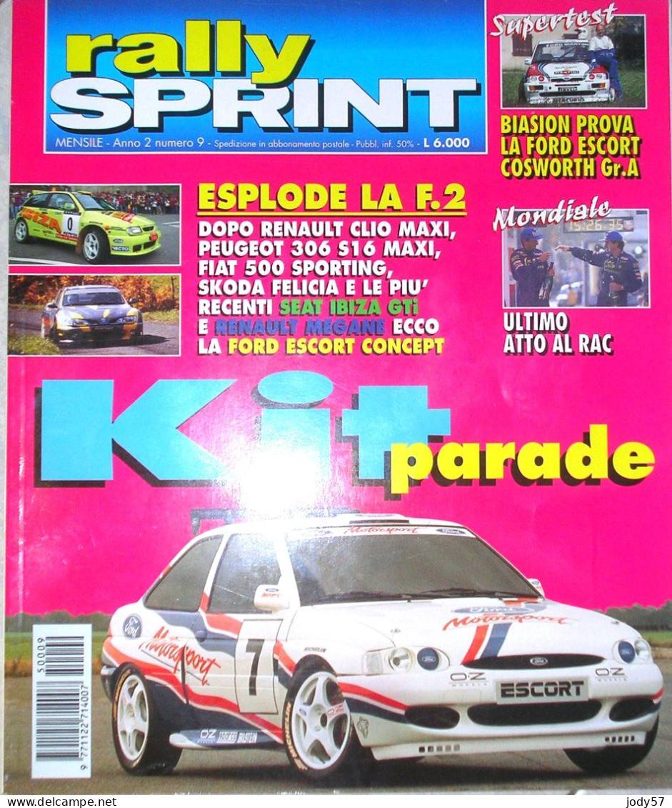 RALLY SPRINT - N.9 - NOVEMBRE - 1995 - OPEL KADETT GT/E - MONDIALE CATALUNYA - Motoren