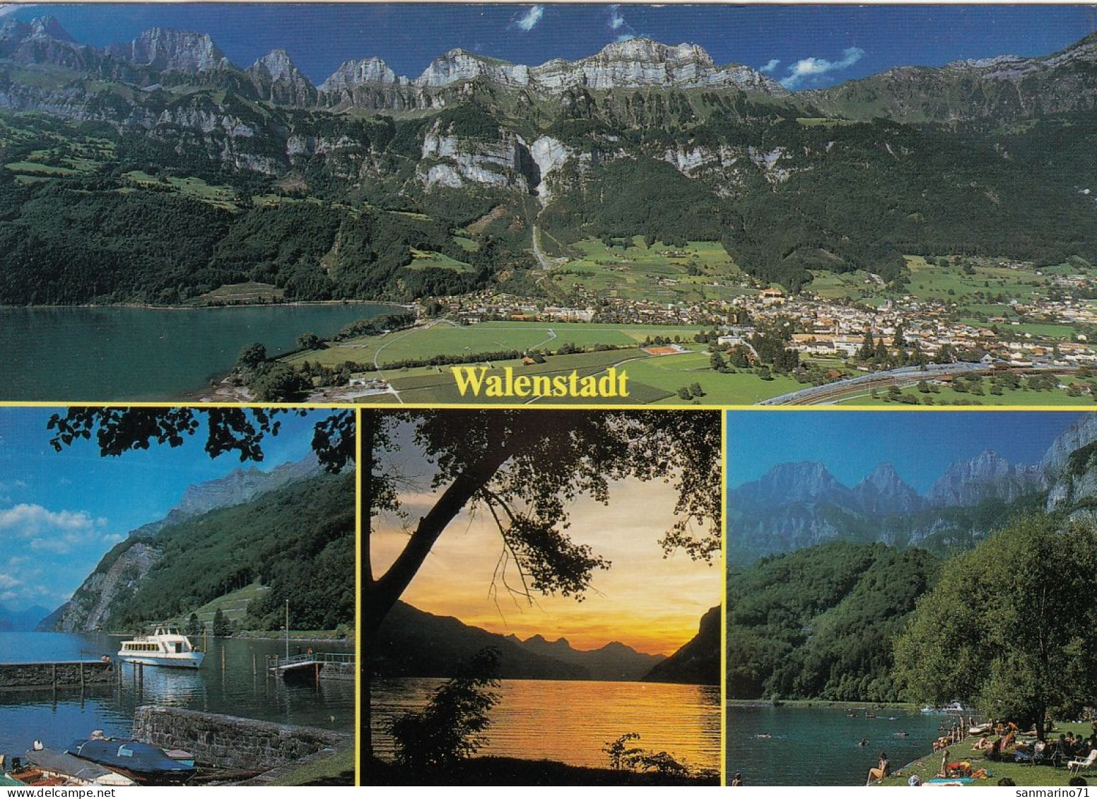 POSTCARD 677,Switzerland,Walenstadt - Walenstadt