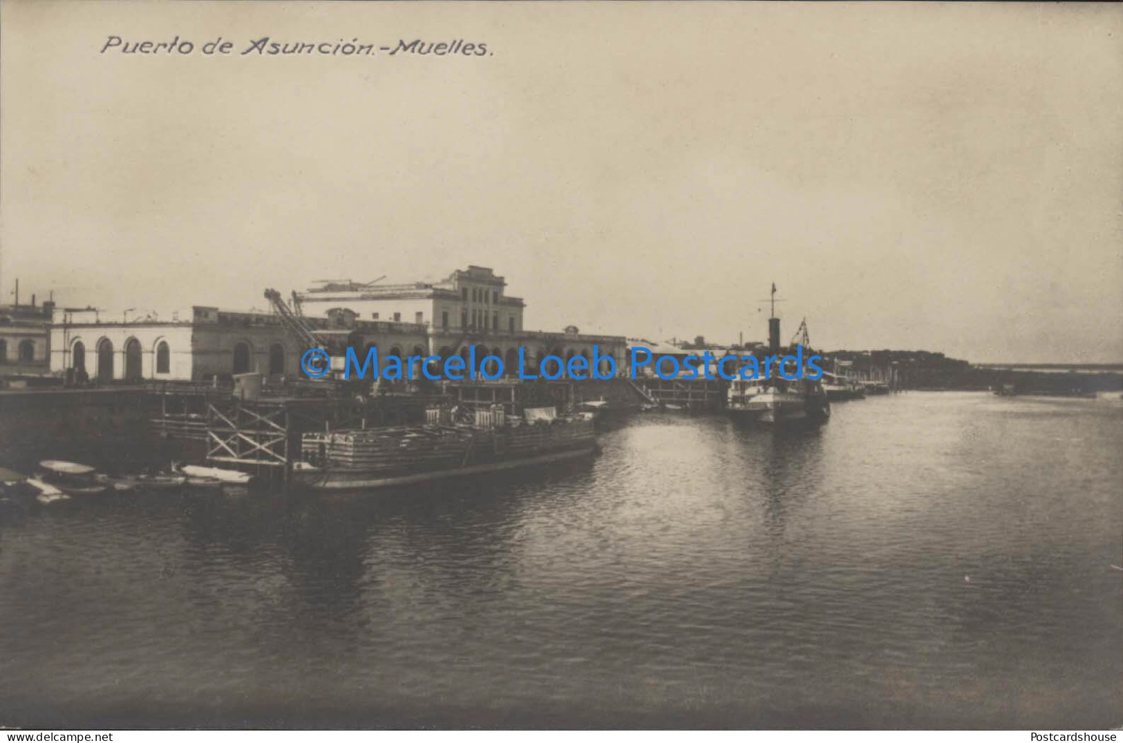 PARAGUAY ASUNCION PUERTO MUELLES REAL PHOTO ALBONS 24 - Paraguay