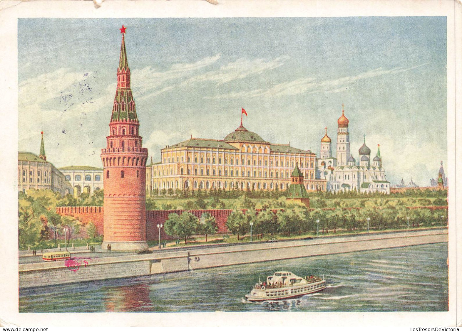 RUSSIE - Moscou - Le Palais Impérial Au Sein Du Kremlin - Colorisé - Carte Postale - Russie